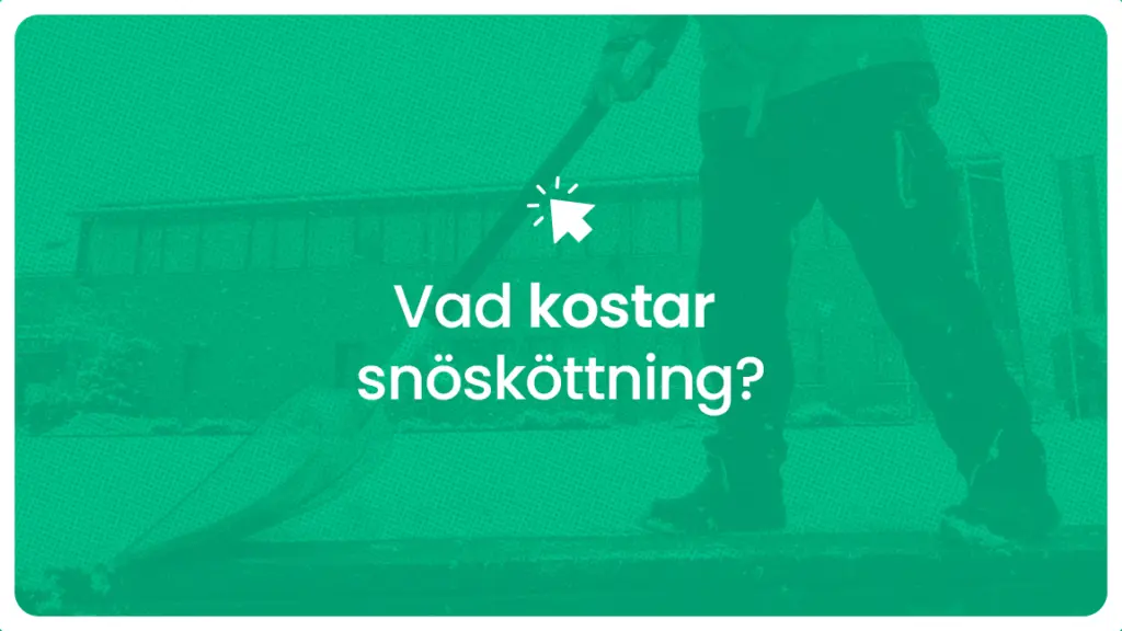 Vad kostar snoskottning