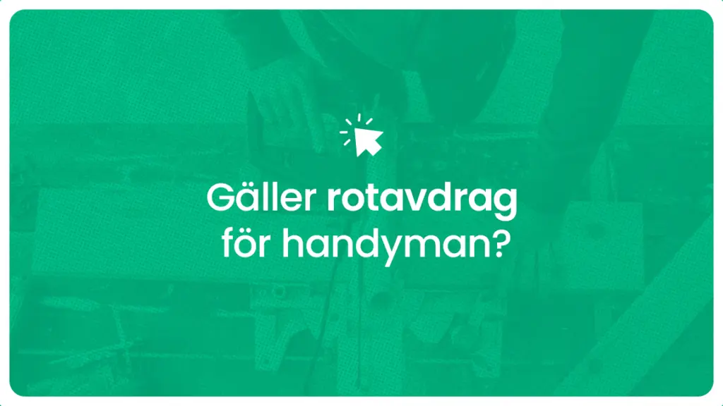 Galler rotavdrag for handyman