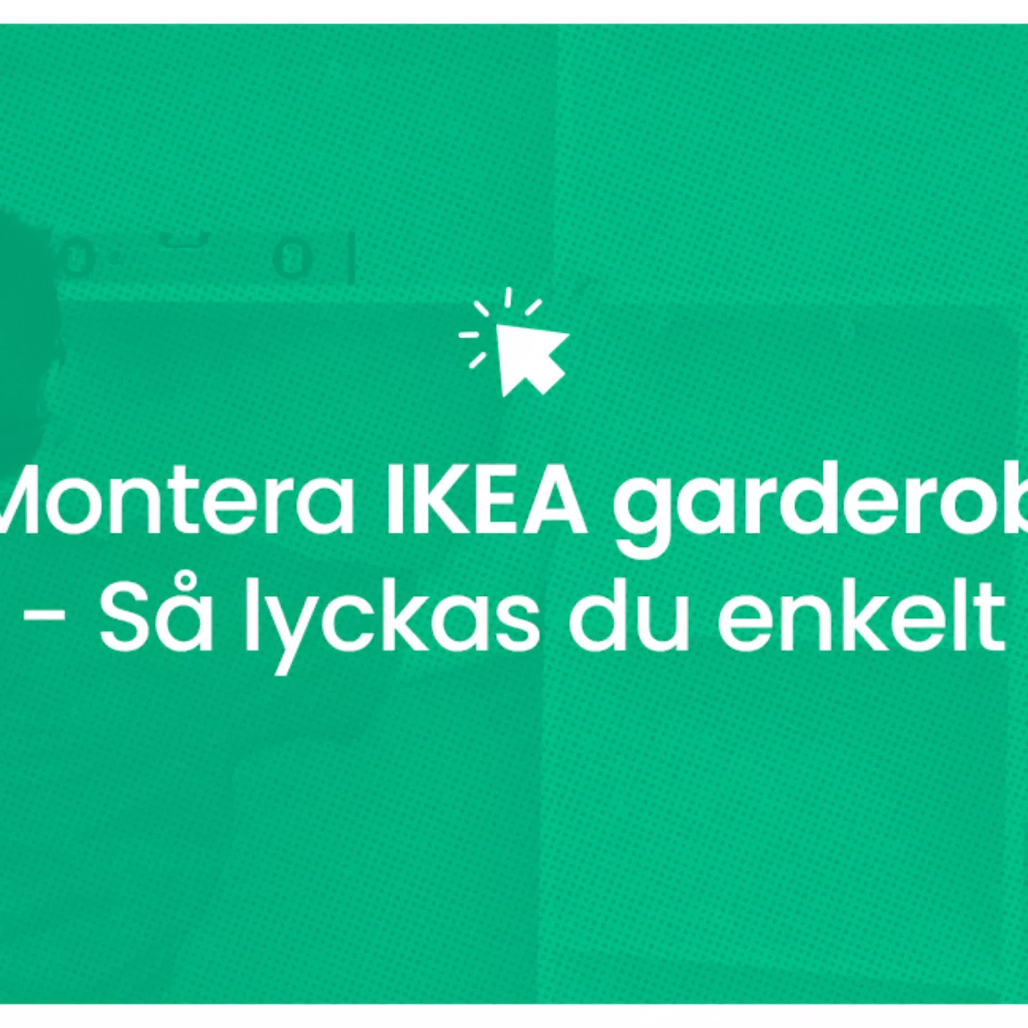 Montera ikea garderob