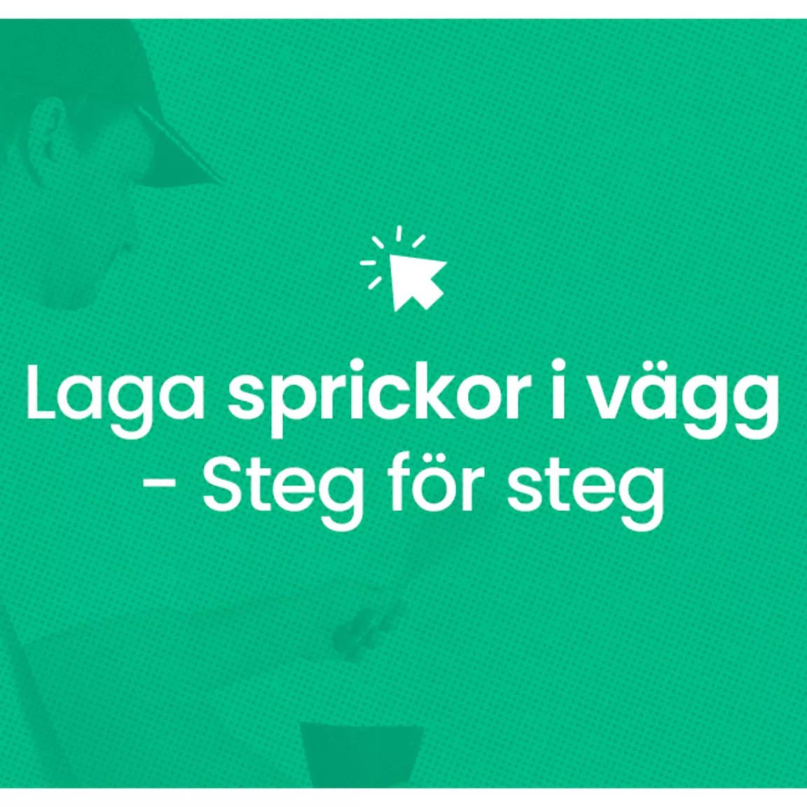 Laga sprickor i vagg