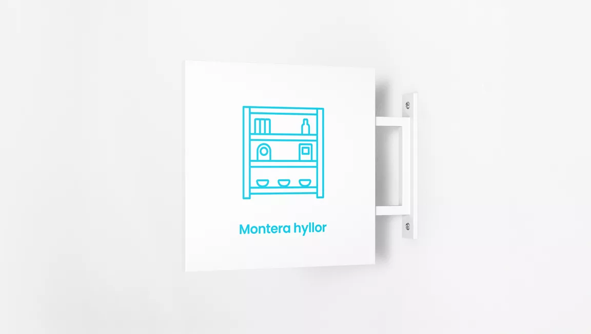 Montera hyllor