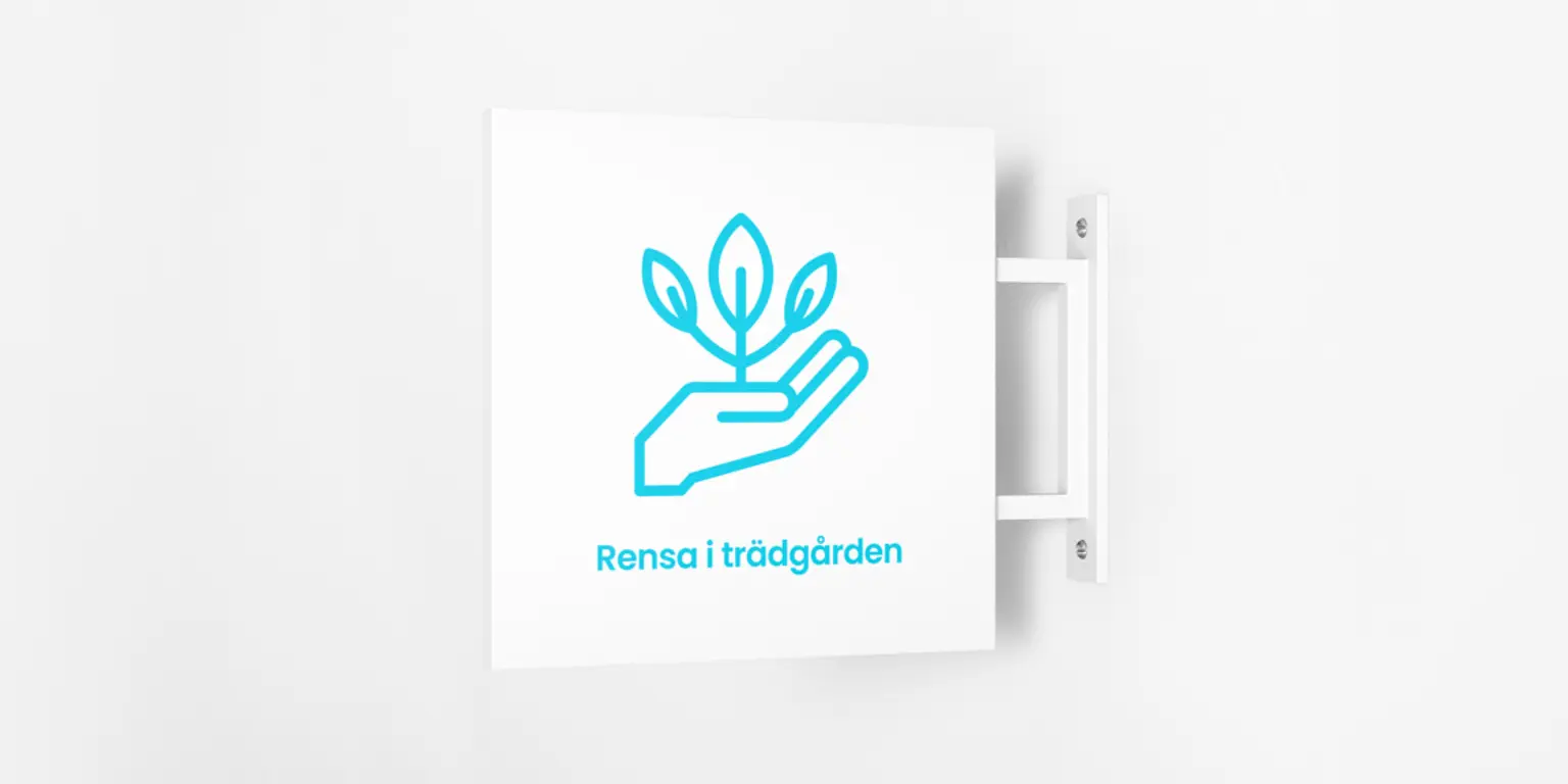 Rensa i tradgarden