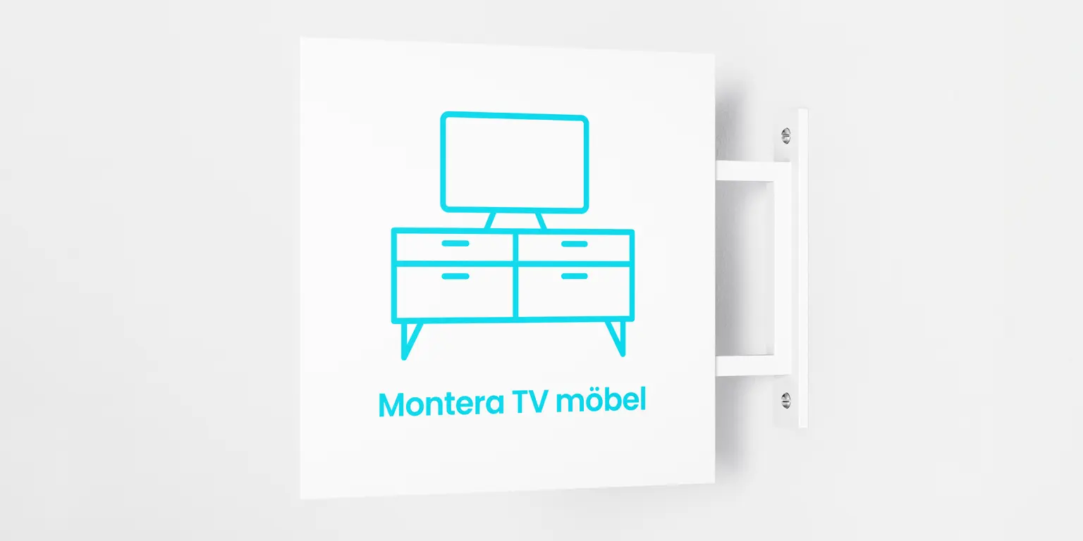Montera TV mobel snabbt och smidigt