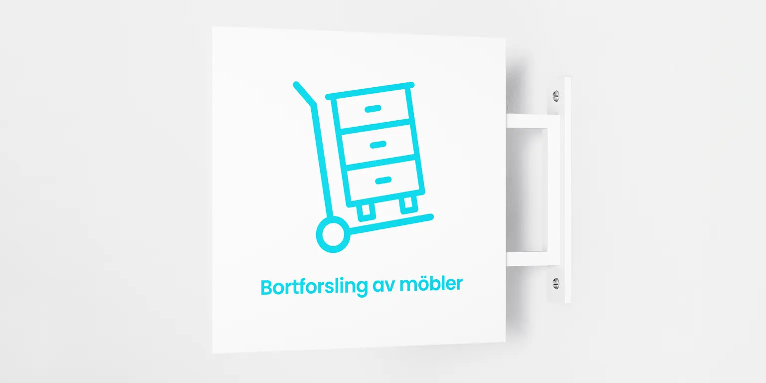 Bortforsling av mobler snabbt och enkelt