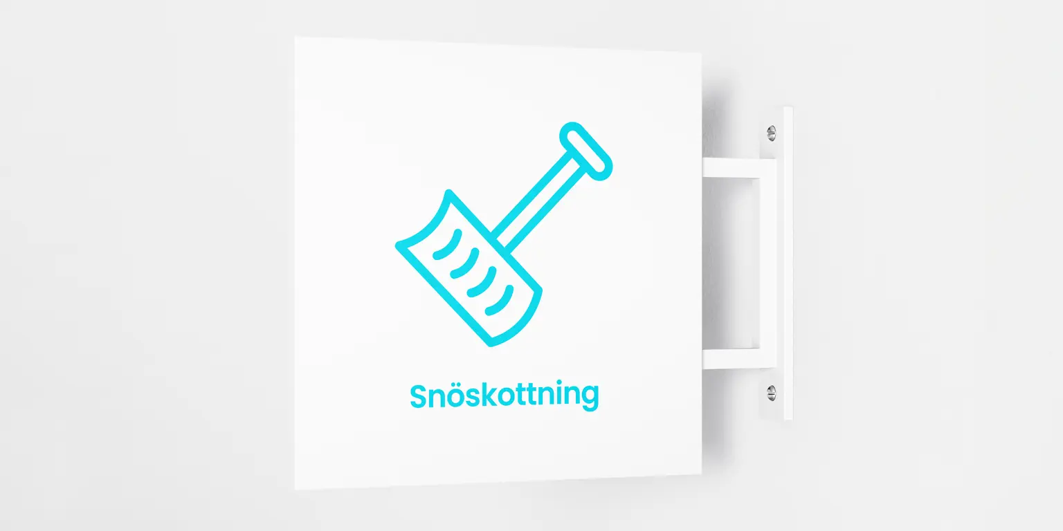 Snoskottning lat oss gora jobbet at dig