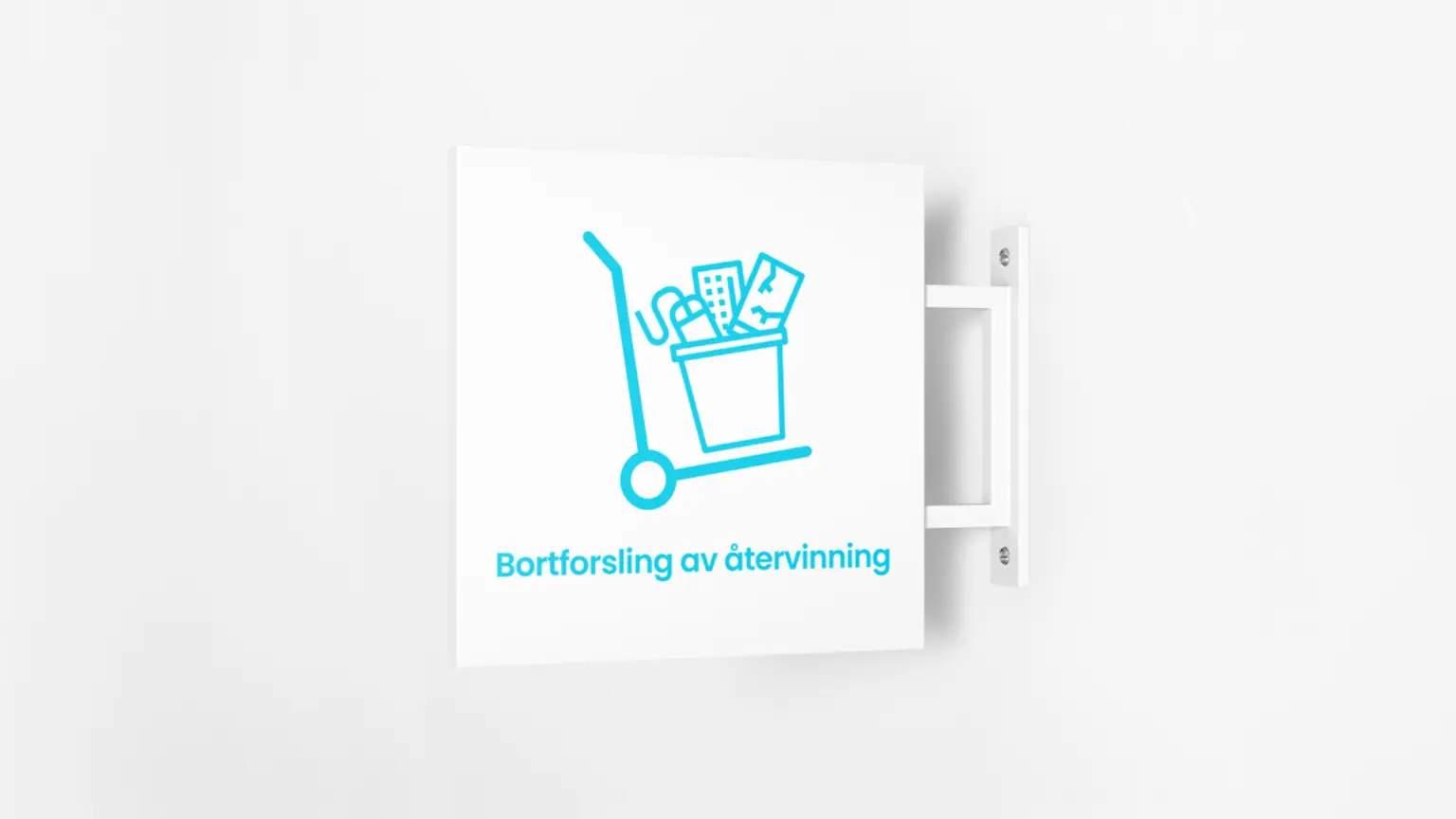 Bortforsling av atervinning