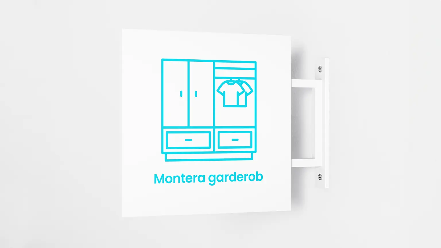 Montera garderob snabbt och professionellt