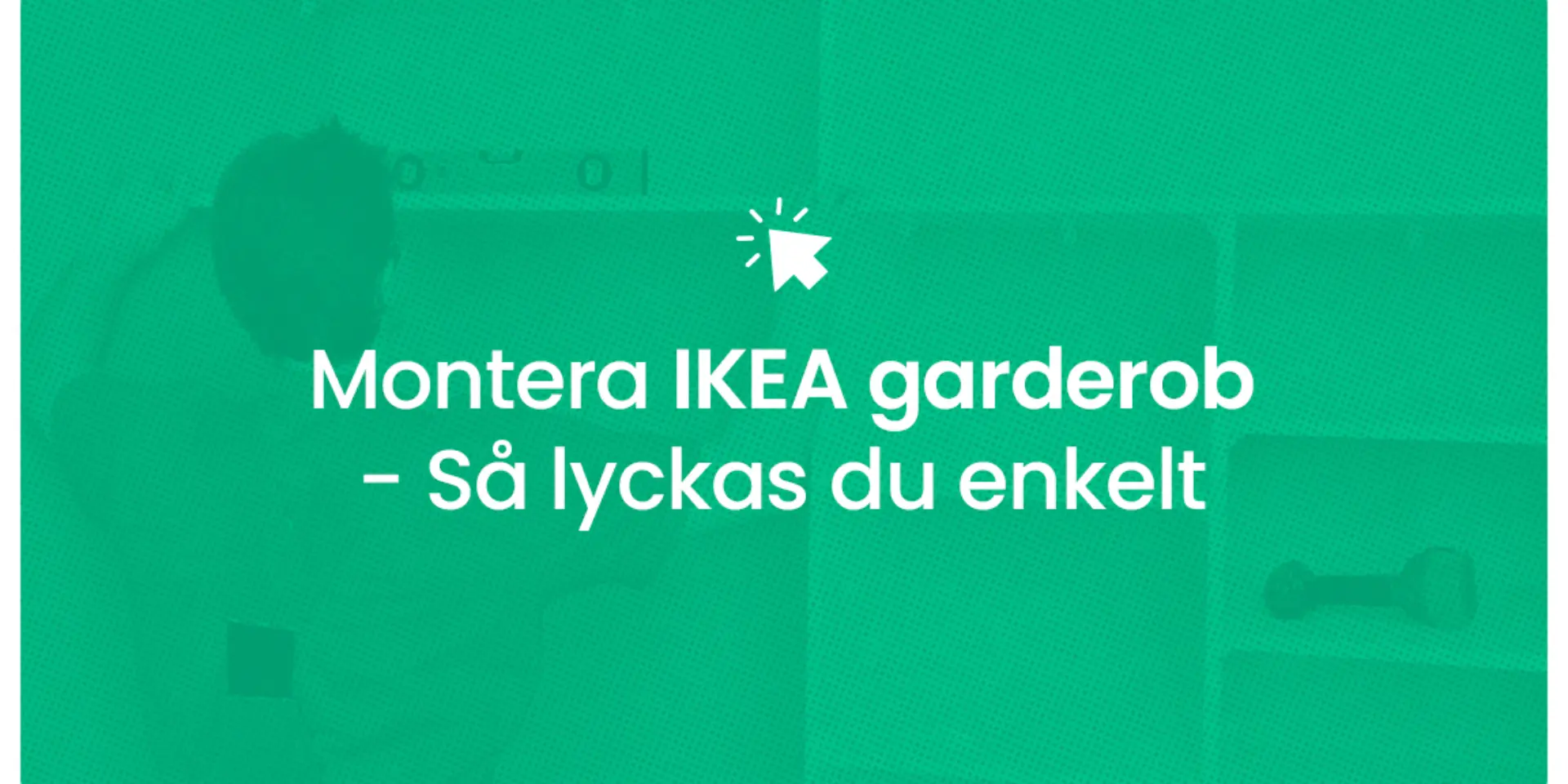 Montera ikea garderob
