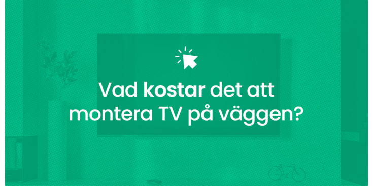 Vad kostar det att montera tv pa vaggen