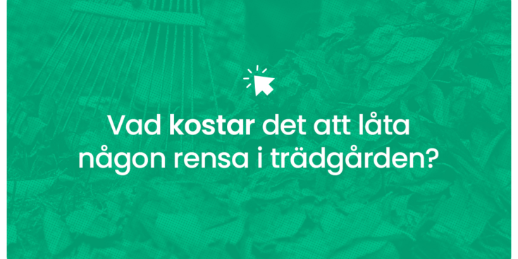 Vad kostar det att lata nagon rensa i tradgarden